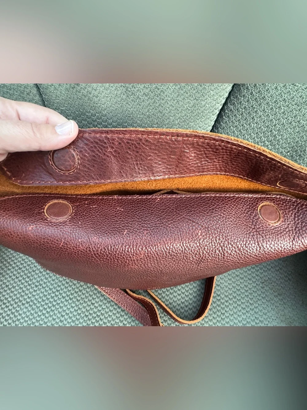 Portland Leather Nutmeg Large Koala Bag - Picture 2 of 4